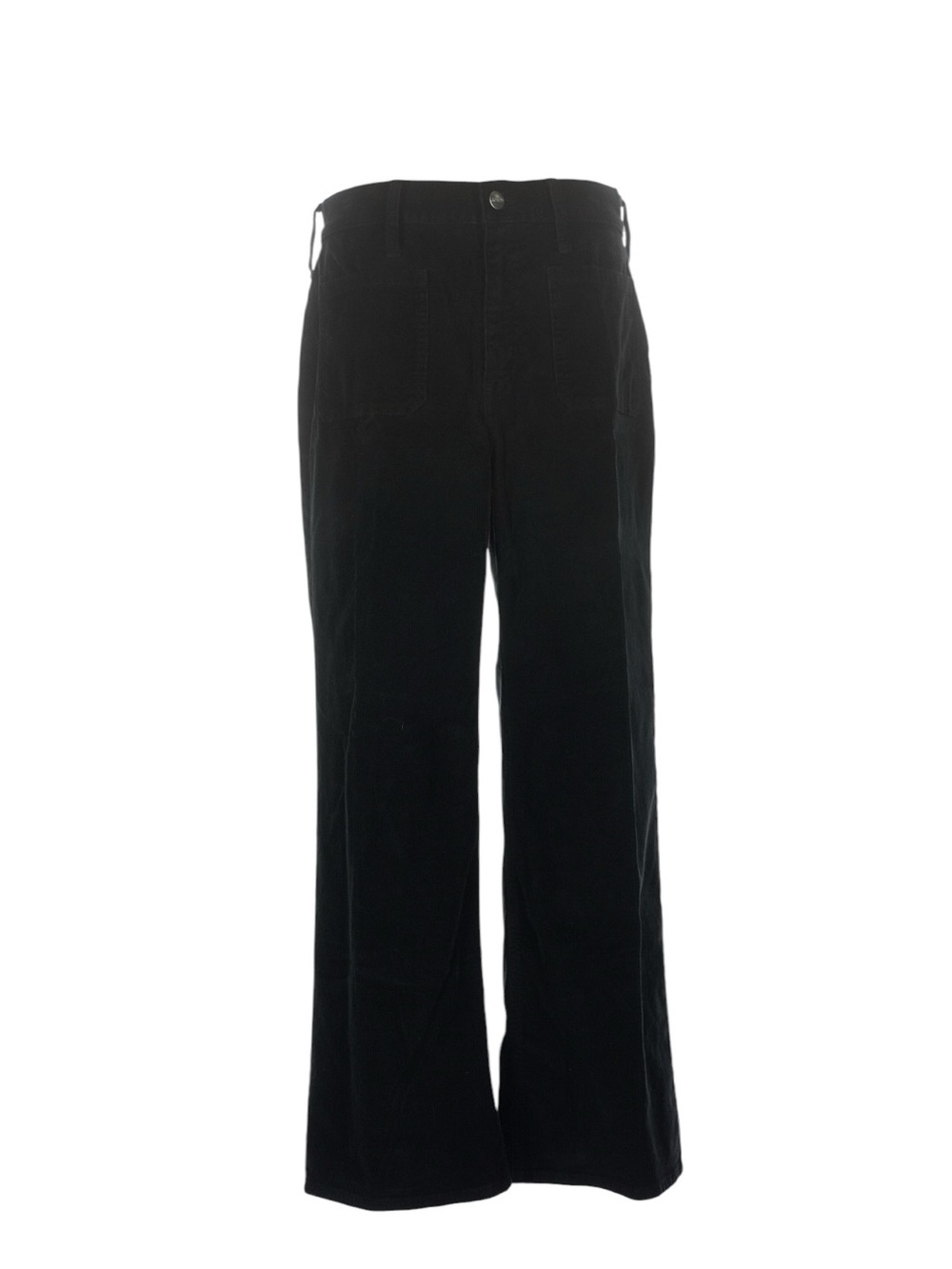 J. Crew Sailor Slim Wide Pant in Stretch Corduroy Size 29 Black Casual Teacher